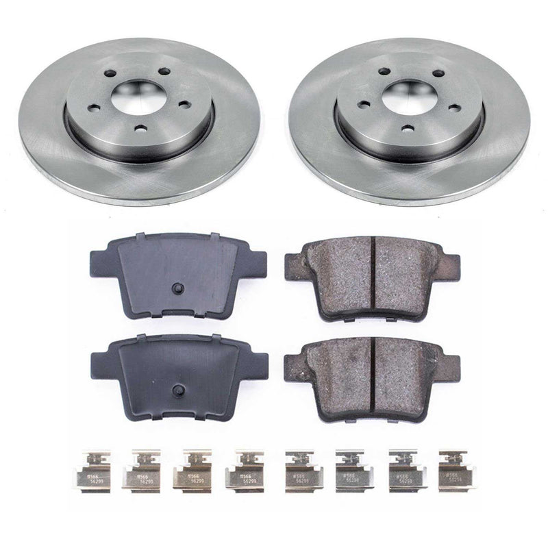 Power Stop KOE1379 Autospecialty - 1-Click Daily Driver Brake Kits (Rear) for 2005-2008 Jaguar X-Type product image