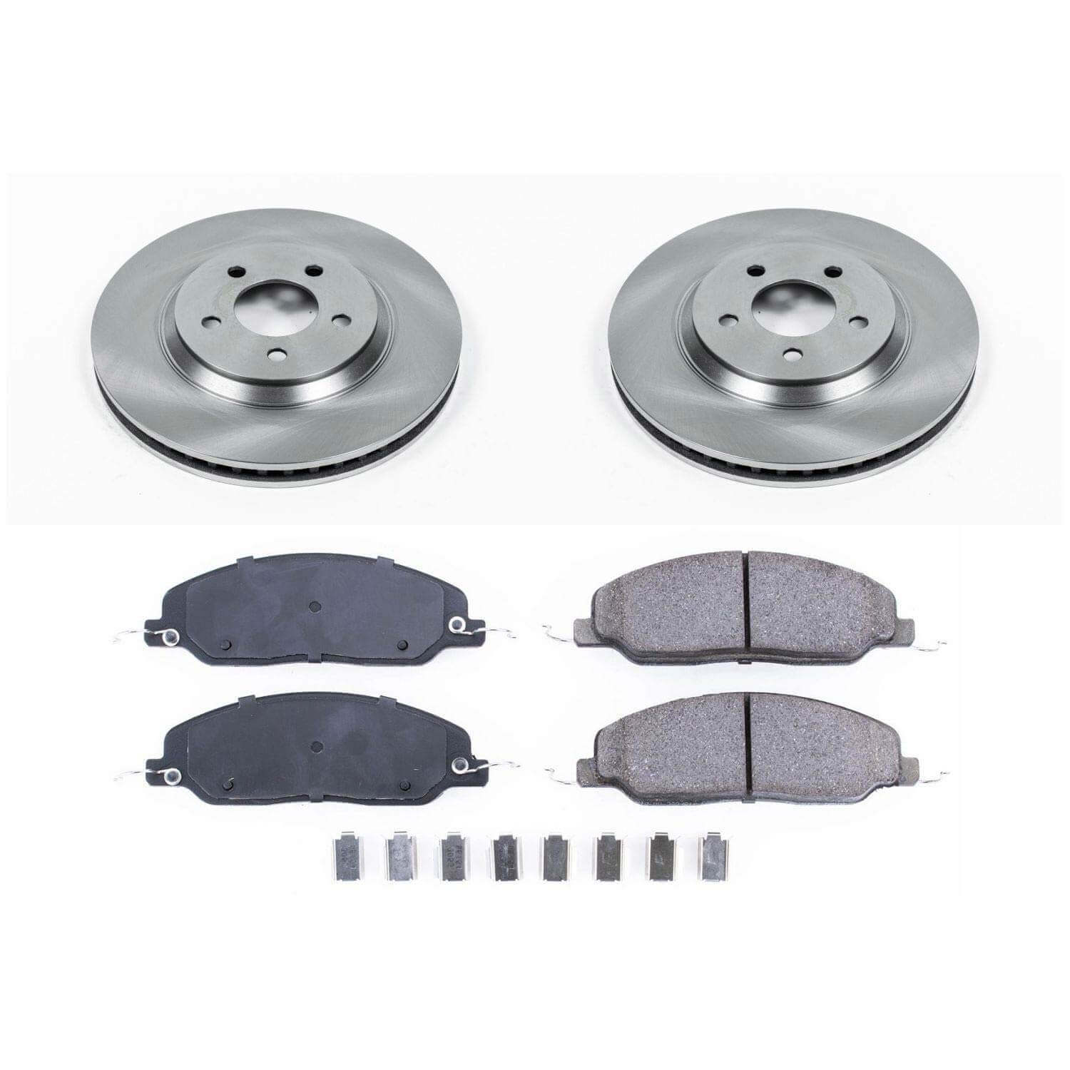 Power Stop KOE1380 Autospecialty - 1-Click Daily Driver Brake Kits (Front) for 2005-2010 Ford Mustang product image