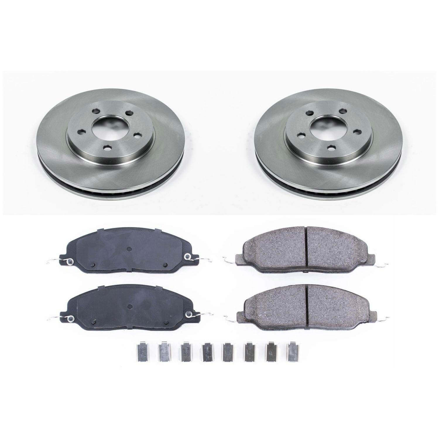 Power Stop KOE1382 Autospecialty - 1-Click Daily Driver Brake Kits (Front) for 2005-2010 Ford Mustang product image