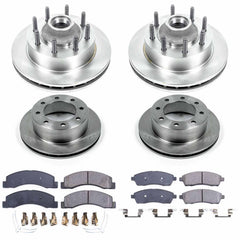 Power Stop KOE1393 Autospecialty - 1-Click Daily Driver Brake Kits (Front And Rear) for 2003-2005 Ford Excursion product image