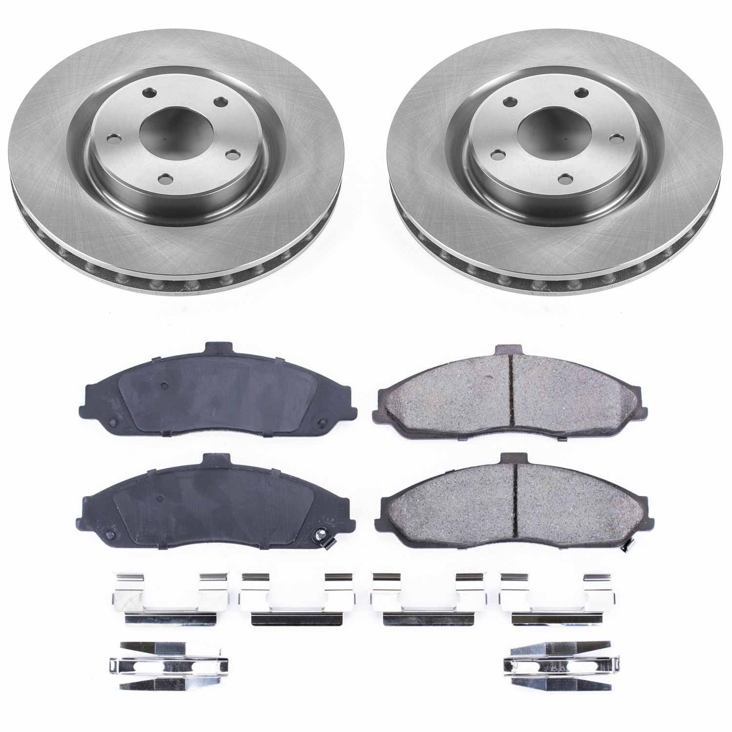 Power Stop KOE1417 Autospecialty - 1-Click Daily Driver Brake Kits (Front) for 2005-2013 Cadillac Xlr product image