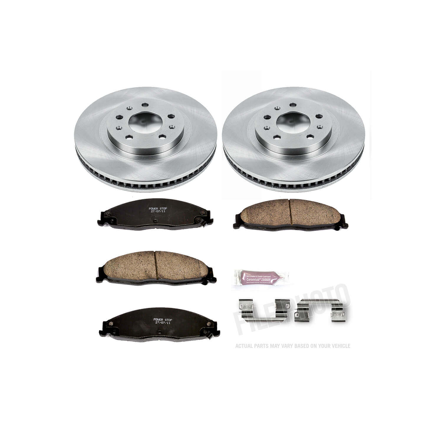 Power Stop KOE1419 Autospecialty - 1-Click Daily Driver Brake Kits (Front) for 2003-2007 Cadillac Cts product image