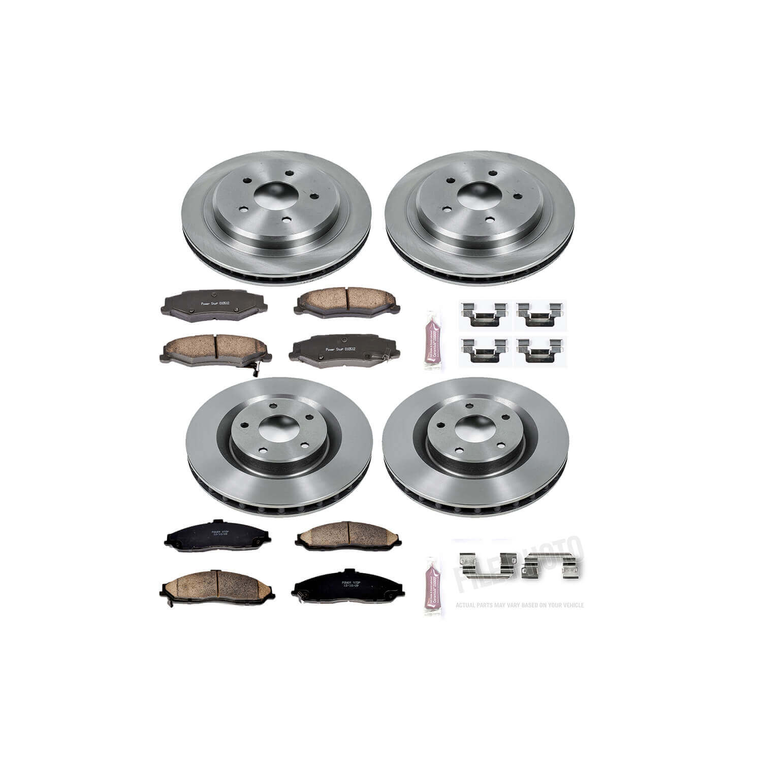 Power Stop KOE1420 Autospecialty - 1-Click Daily Driver Brake Kits (Front And Rear) for 2003-2007 Cadillac Cts product image