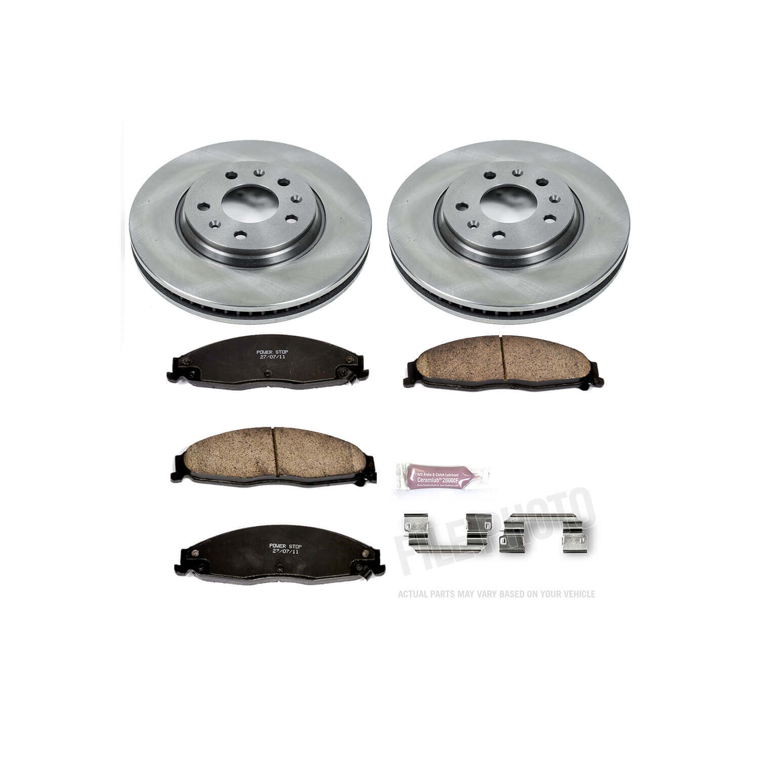 Power Stop KOE1423 Autospecialty - 1-Click Daily Driver Brake Kits (Front) for 2005-2008 Cadillac Sts product image