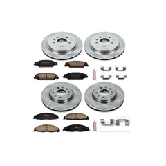 Power Stop KOE1424 Autospecialty - 1-Click Daily Driver Brake Kits (Front And Rear) for 2005-2008 Cadillac Sts product image