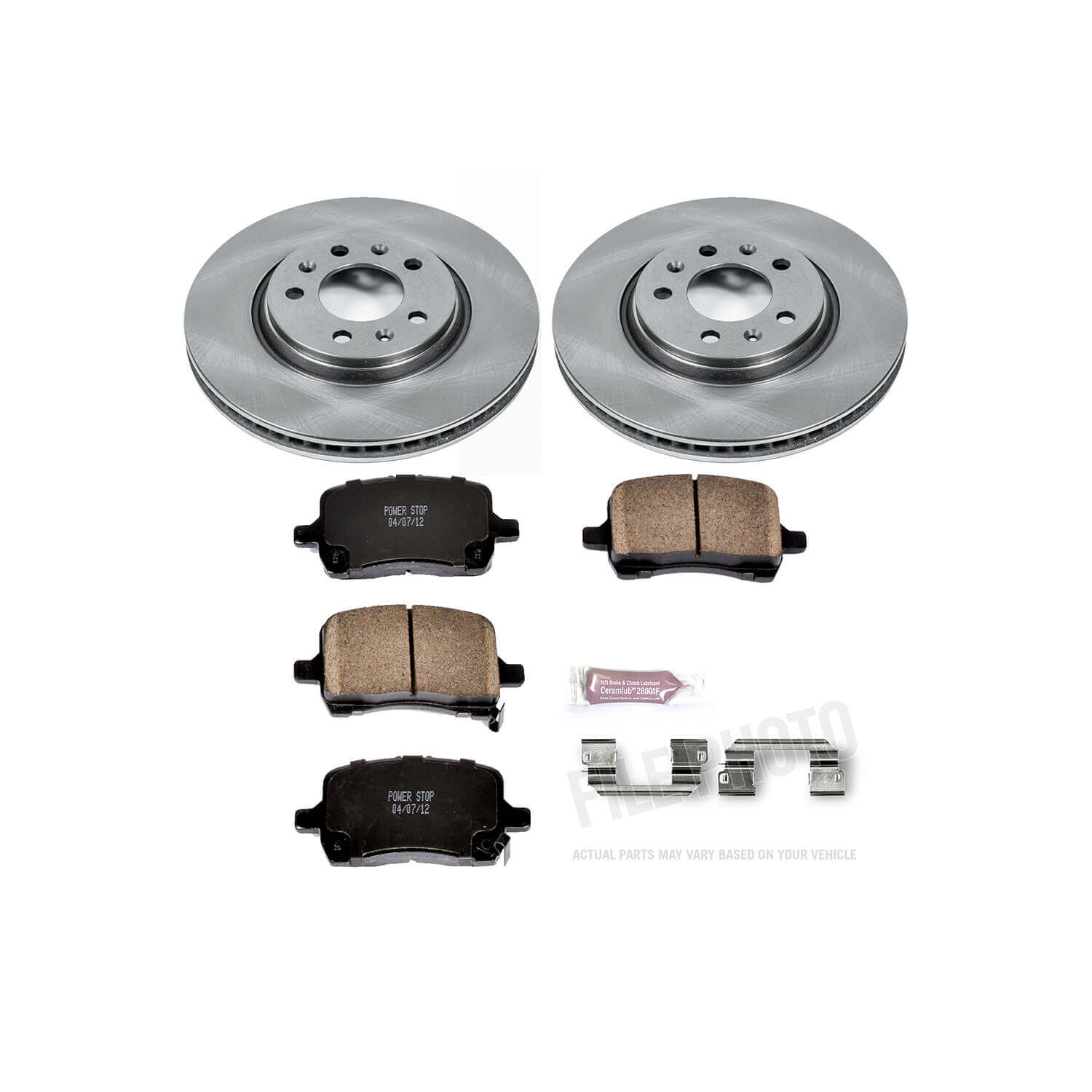 Power Stop KOE1433 Autospecialty - 1-Click Daily Driver Brake Kits (Front) for 2006-2010 Pontiac Solstice product image