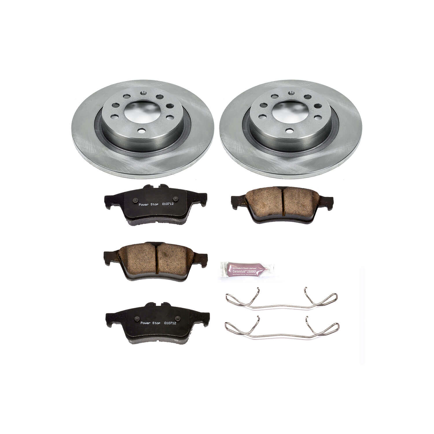 Power Stop KOE1436 Autospecialty - 1-Click Daily Driver Brake Kits (Rear) for 2006-2010 Pontiac Solstice product image