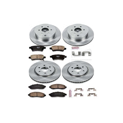 Power Stop KOE144 Autospecialty - 1-Click Daily Driver Brake Kits (Front And Rear) for 2005-2012 Nissan Pathfinder product image