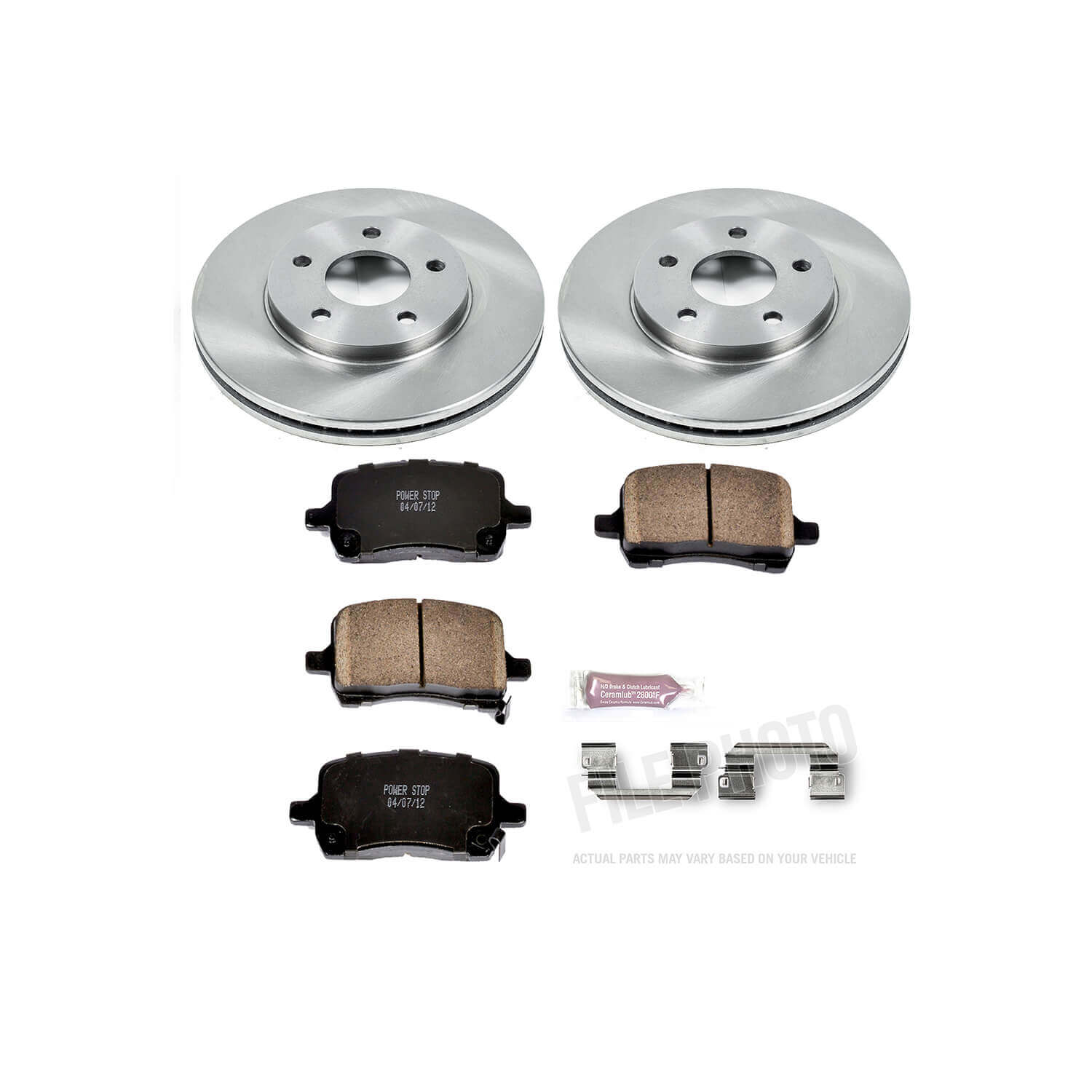 Power Stop KOE1448 Autospecialty - 1-Click Daily Driver Brake Kits (Front) for 2008-2011 Chevrolet Hhr product image