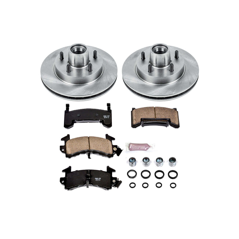Power Stop KOE1482 Autospecialty - 1-Click Daily Driver Brake Kits (Front) for 1982-1995 Buick Regal product image