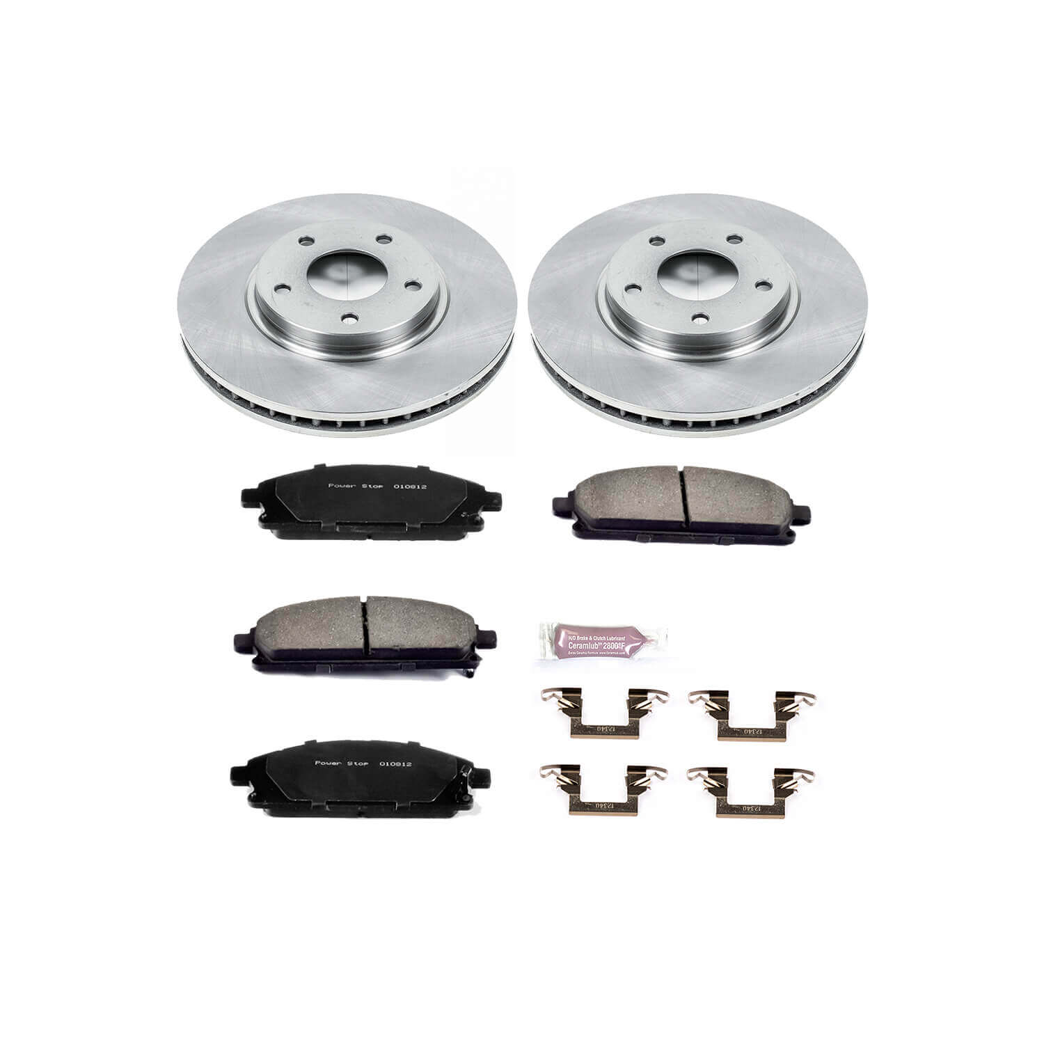 Power Stop KOE150 Autospecialty - 1-Click Daily Driver Brake Kits (Front) for 2004-2009 Nissan Quest product image
