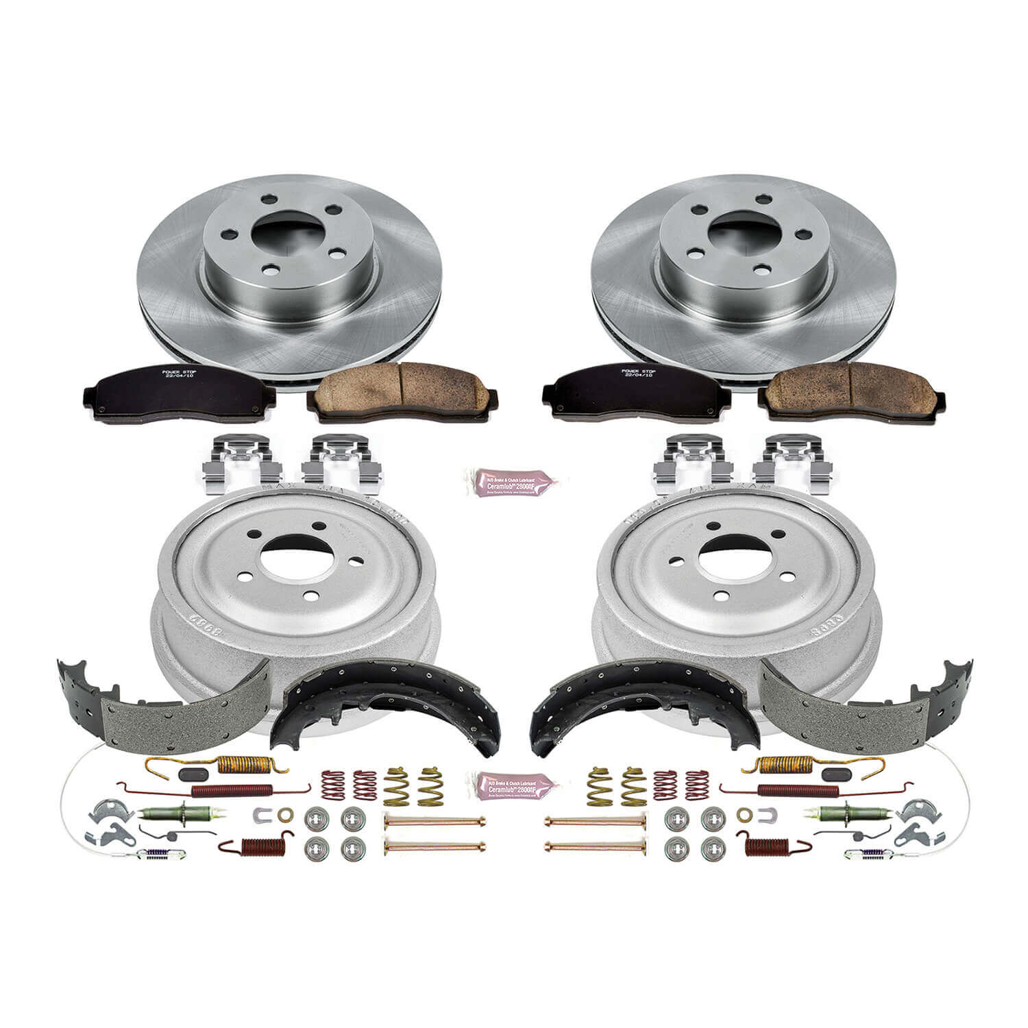 Power Stop KOE15005DK Autospecialty 1-Click Daily Driver Front And Rear Brake Kit for 2003-2009 Ford Ranger Edge product image