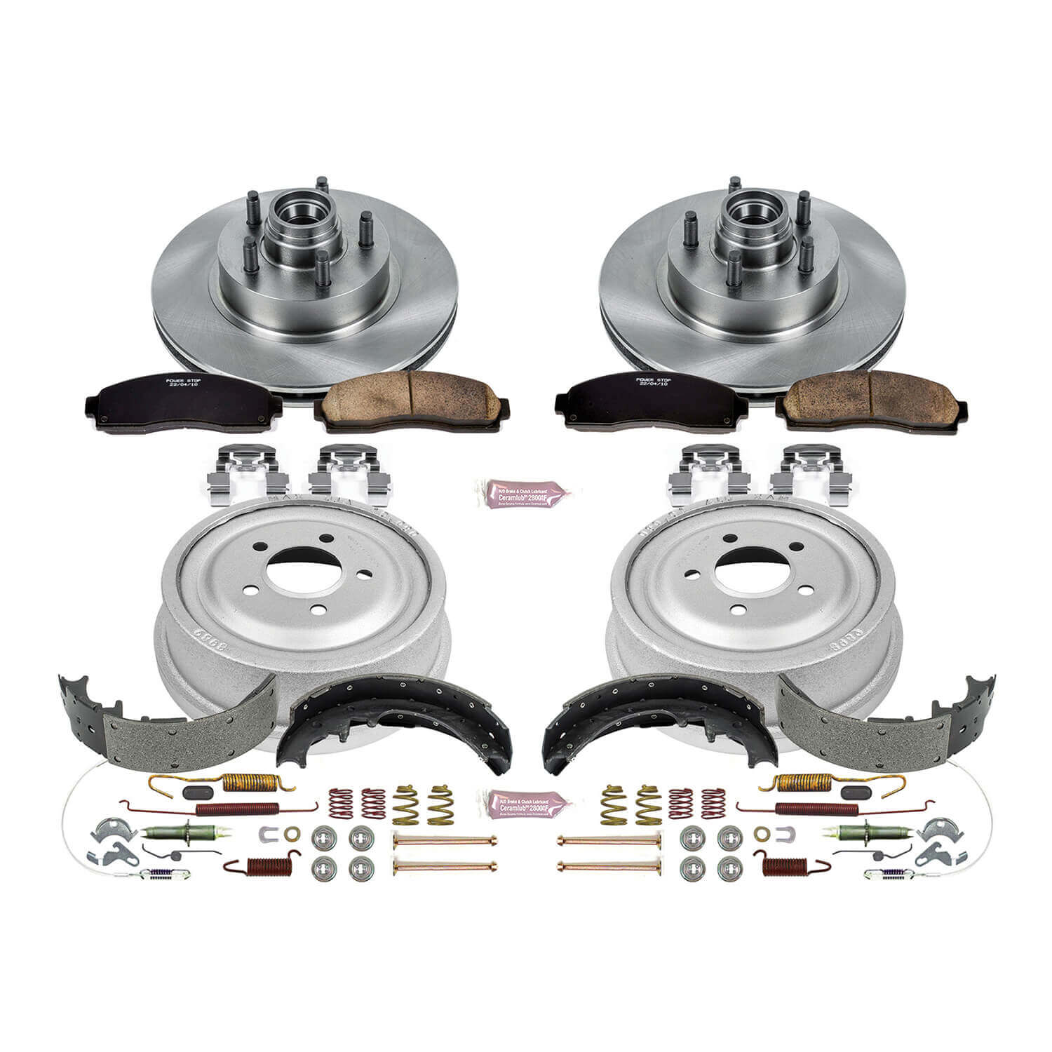 Power Stop KOE15009DK Autospecialty 1-Click Daily Driver Front And Rear Brake Kit for 2003-2009 Ford Ranger Edge product image