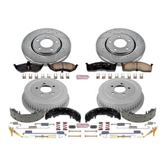 Power Stop KOE15011DK Autospecialty 1-Click Daily Driver Front And Rear Brake Kit for 1997-2000 Chrysler Grand Voyager product image