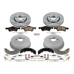 Power Stop KOE15014DK Autospecialty 1-Click Daily Driver Front And Rear Brake Kit for 2003-2004 Dodge Caravan C/v product image