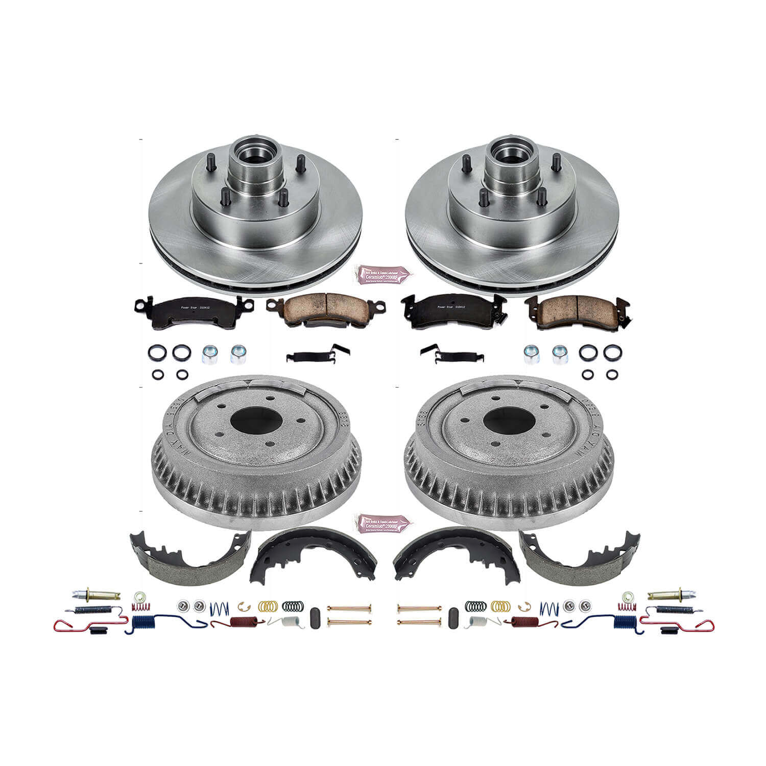 Power Stop KOE15019DK Autospecialty 1-Click Daily Driver Front And Rear Brake Kit for 1973-1981 Buick Apollo product image