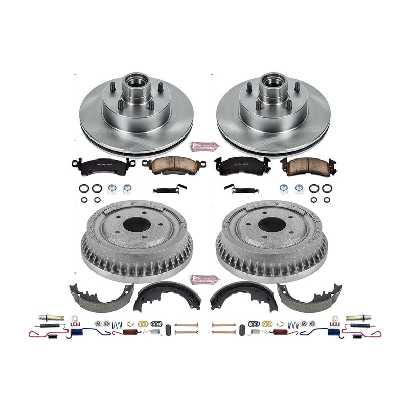 Power Stop KOE15019DK Autospecialty 1-Click Daily Driver Front And Rear Brake Kit for 1973-1981 Buick Apollo product image