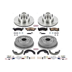 Power Stop KOE15020DK Autospecialty 1-Click Daily Driver Front And Rear Brake Kit for 1978-1990 Buick Electra Estate Wagon product image