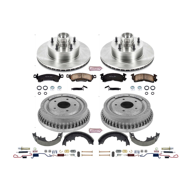 Power Stop KOE15020DK Autospecialty 1-Click Daily Driver Front And Rear Brake Kit for 1978-1990 Buick Electra Estate Wagon product image