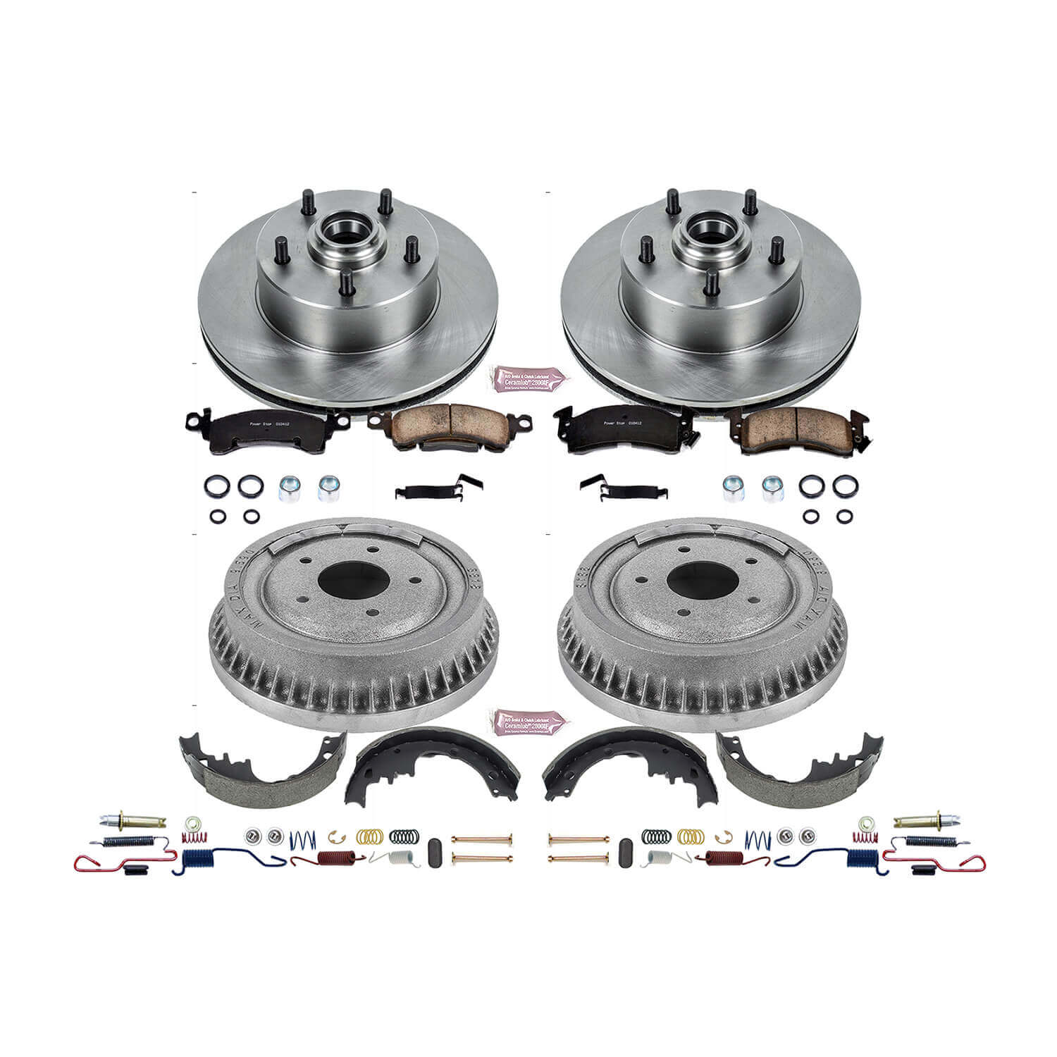 Power Stop KOE15024DK Autospecialty 1-Click Daily Driver Front And Rear Brake Kit for 1969-1975 Buick Gs product image
