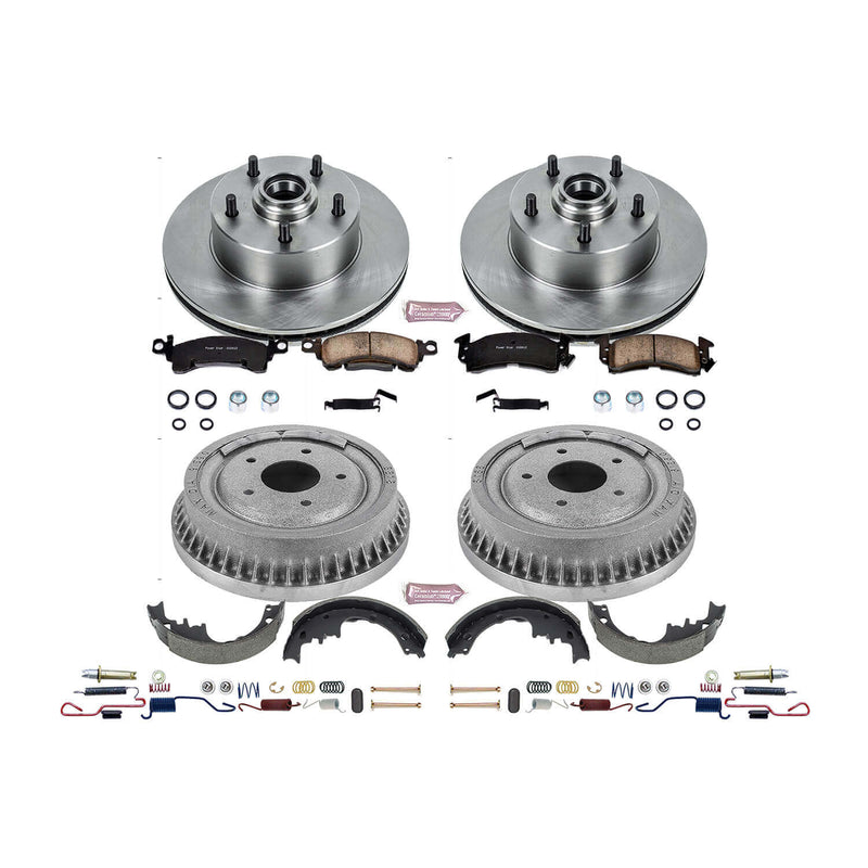 Power Stop KOE15024DK Autospecialty 1-Click Daily Driver Front And Rear Brake Kit for 1969-1975 Buick Gs product image