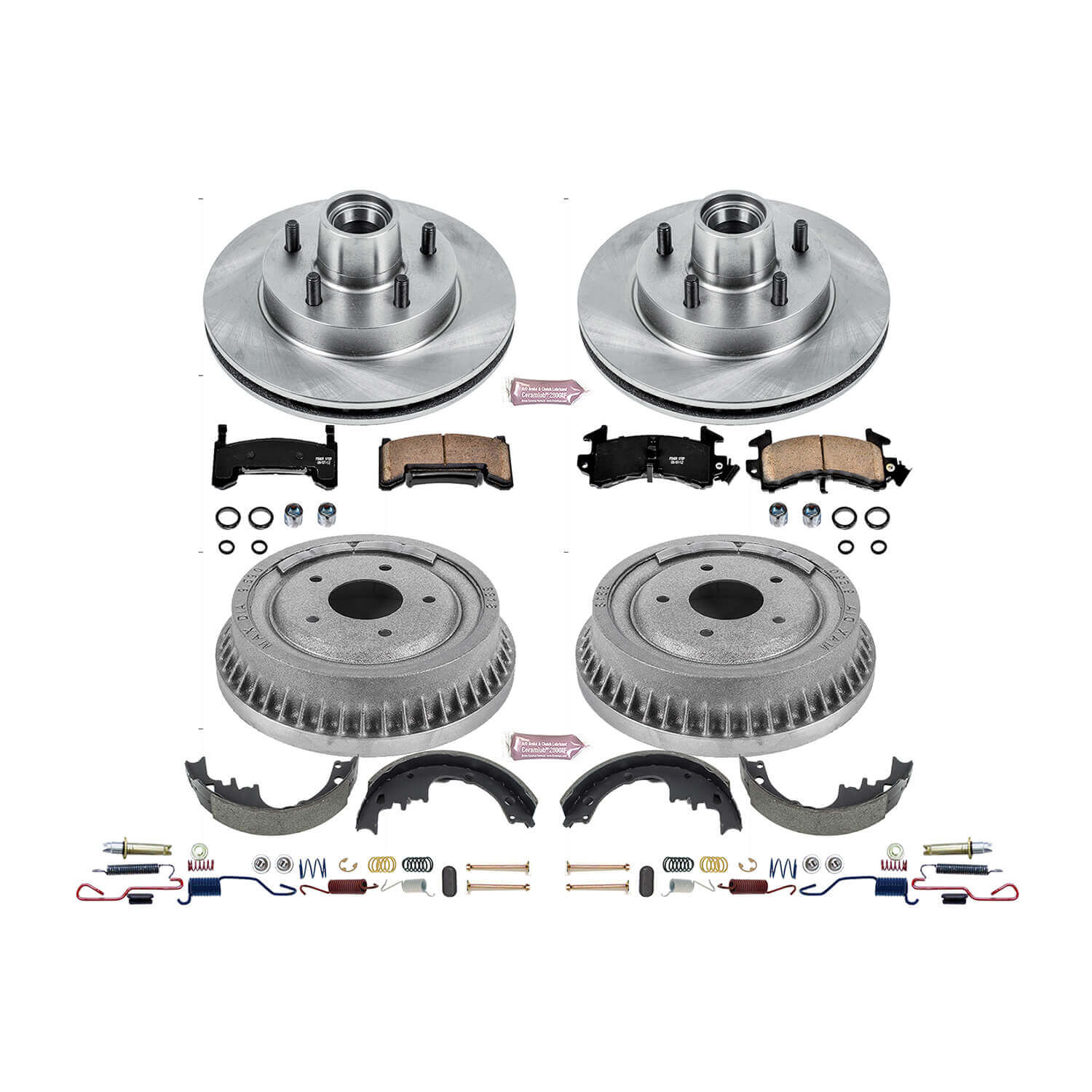 Power Stop KOE15025DK Autospecialty 1-Click Daily Driver Front And Rear Brake Kit for 1987-1988 Chevrolet Llv product image