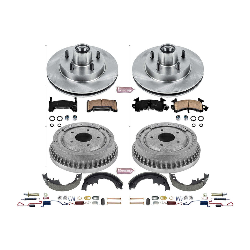 Power Stop KOE15025DK Autospecialty 1-Click Daily Driver Front And Rear Brake Kit for 1987-1988 Chevrolet Llv product image