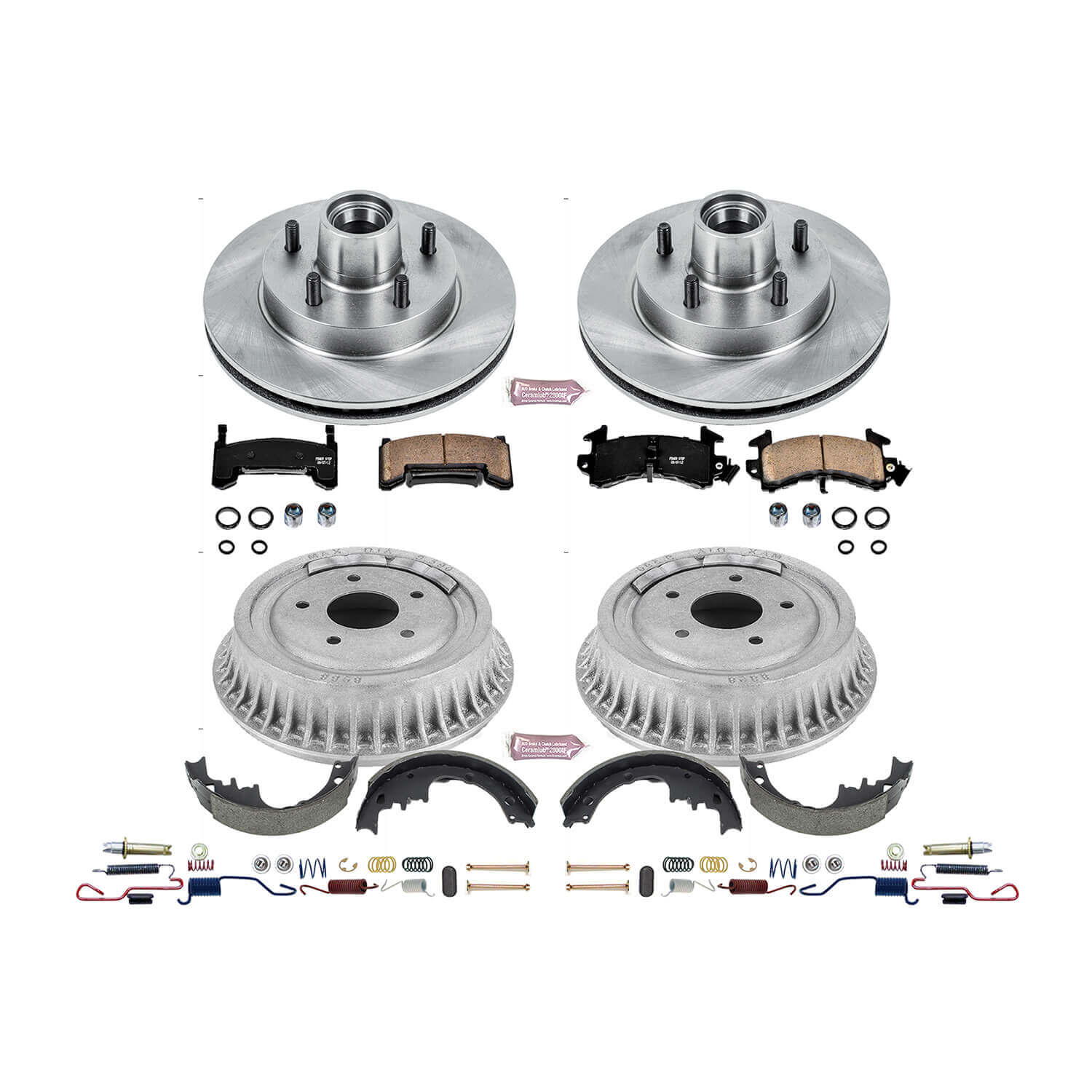 Power Stop KOE15026DK Autospecialty 1-Click Daily Driver Front And Rear Brake Kit for 1987-1991 Chevrolet Llv product image
