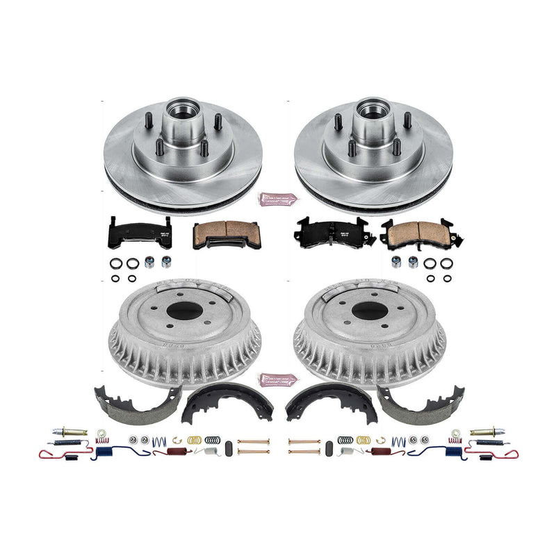Power Stop KOE15026DK Autospecialty 1-Click Daily Driver Front And Rear Brake Kit for 1987-1991 Chevrolet Llv product image