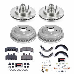 Power Stop KOE15032DK Autospecialty 1-Click Daily Driver Front And Rear Brake Kit for 1994-1999 Dodge RAM 1500 product image