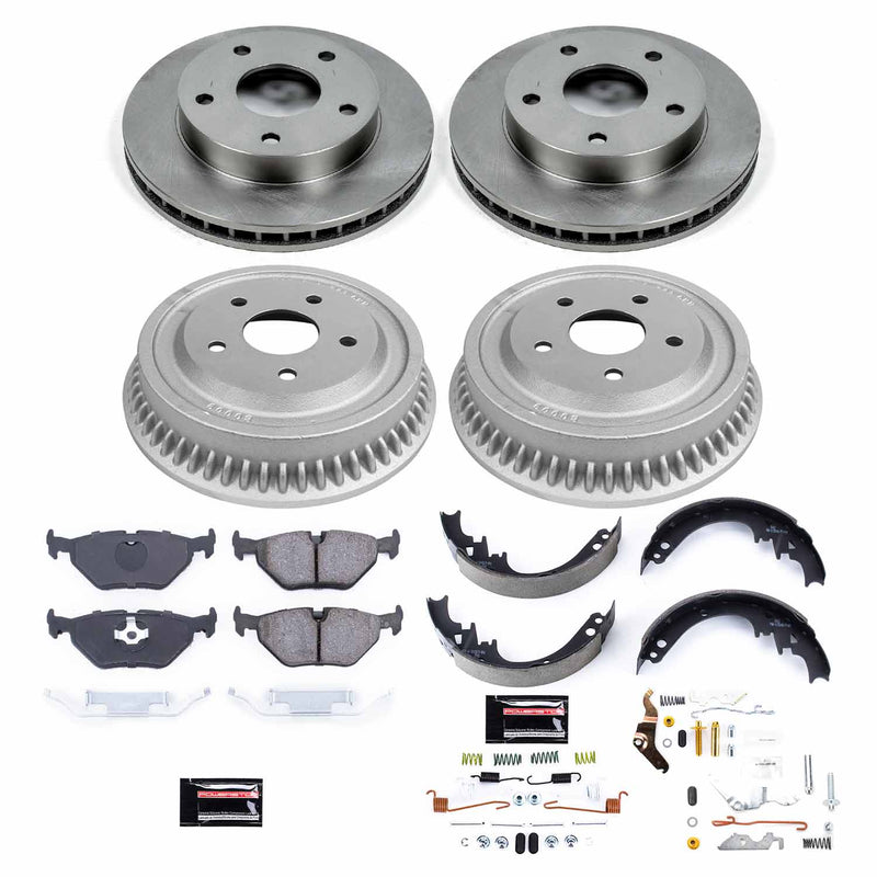 Power Stop KOE15033DK Autospecialty 1-Click Daily Driver Front And Rear Brake Kit for 1994-1999 Dodge RAM 1500 product image