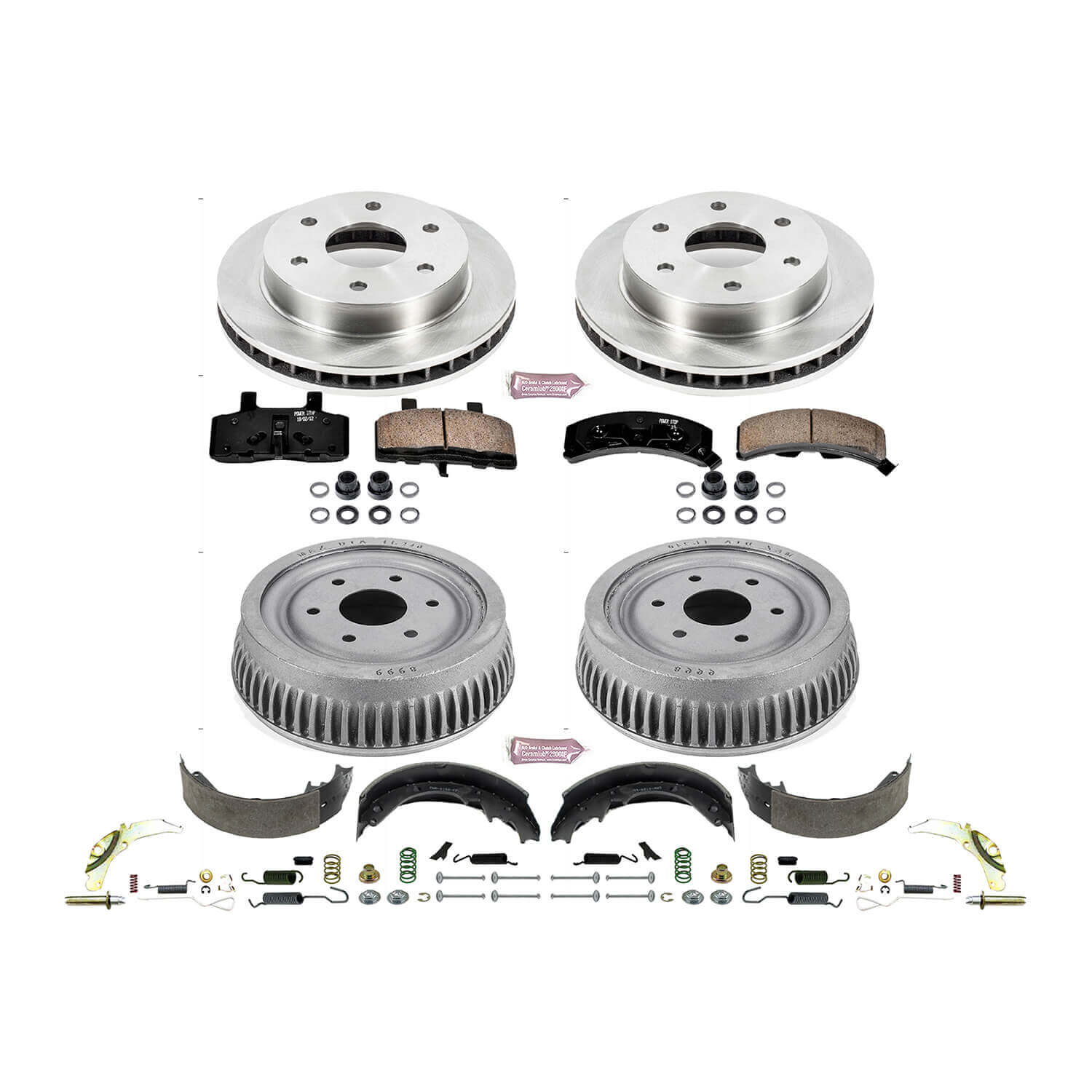 Power Stop KOE15035DK Autospecialty 1-Click Daily Driver Front And Rear Brake Kit for 1995-2000 Cadillac Escalade product image