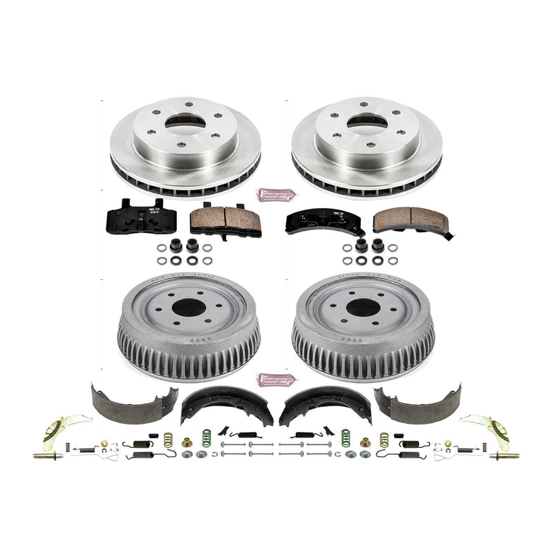 Power Stop KOE15035DK Autospecialty 1-Click Daily Driver Front And Rear Brake Kit for 1995-2000 Cadillac Escalade product image