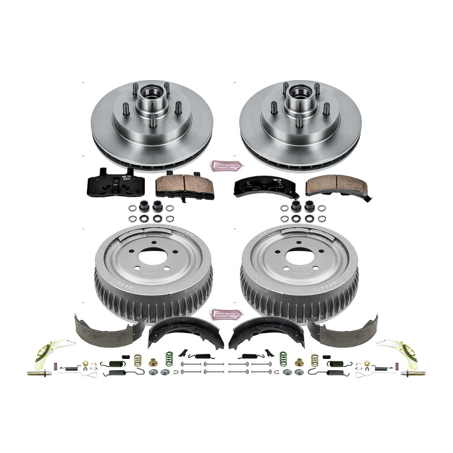 Power Stop KOE15036DK Autospecialty 1-Click Daily Driver Front And Rear Brake Kit for 1996-2002 Chevrolet Express 1500 product image
