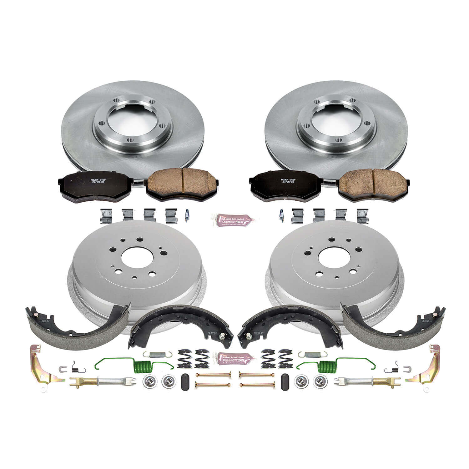 Power Stop KOE15039DK Autospecialty 1-Click Daily Driver Front And Rear Brake Kit for 1995-2004 Toyota Tacoma product image