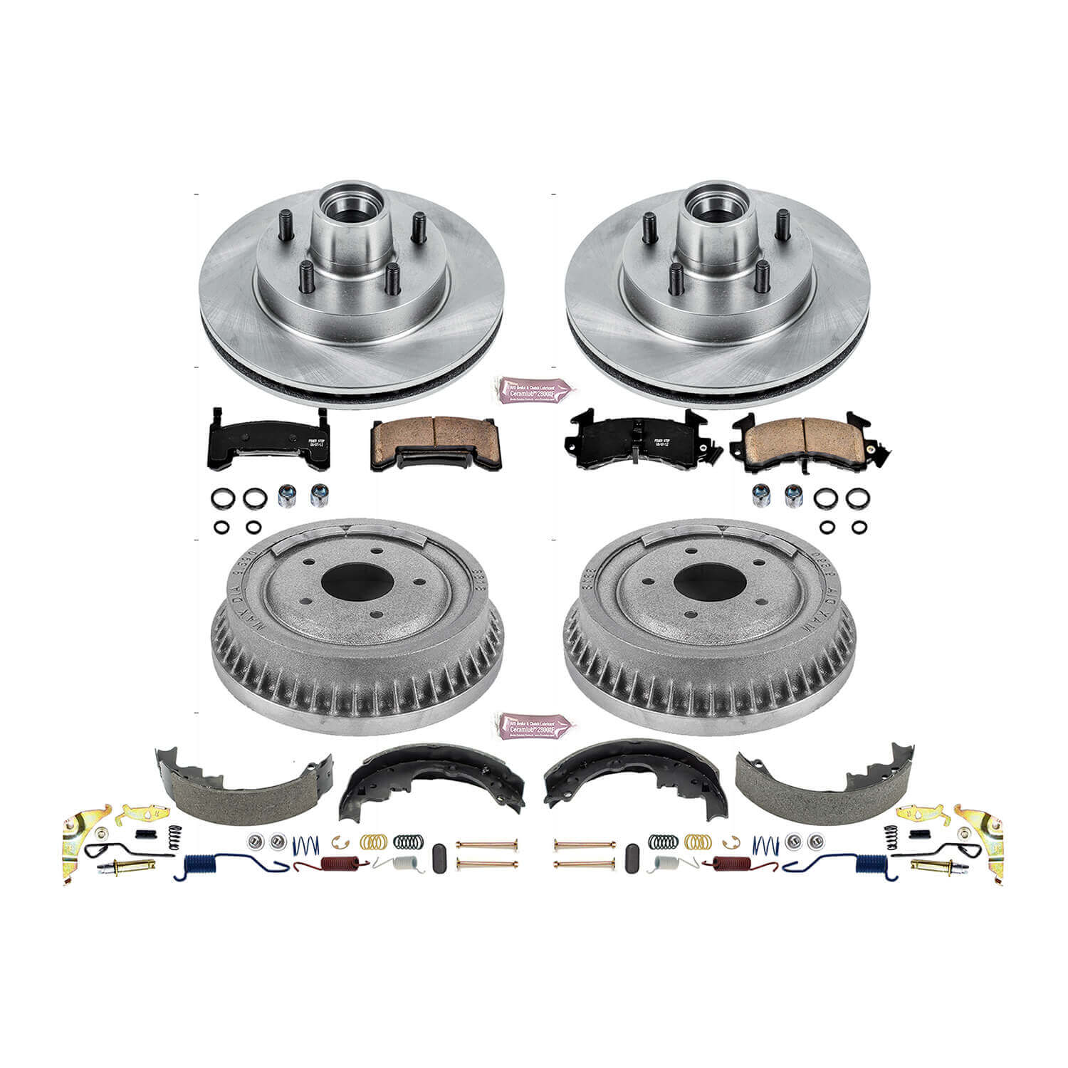 Power Stop KOE15042DK Autospecialty 1-Click Daily Driver Front And Rear Brake Kit for 1982-1983 Buick Regal product image