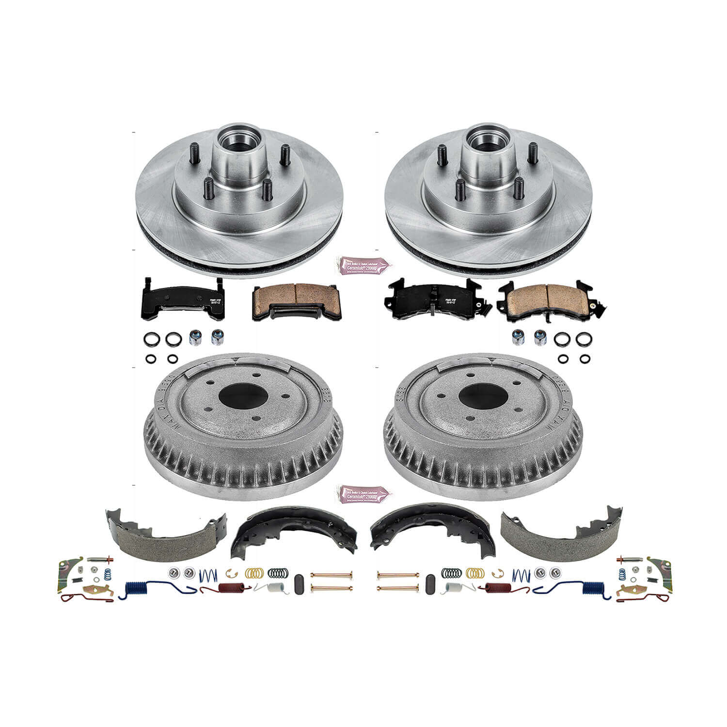 Power Stop KOE15043DK Autospecialty 1-Click Daily Driver Front And Rear Brake Kit for 1984 Buick Regal product image