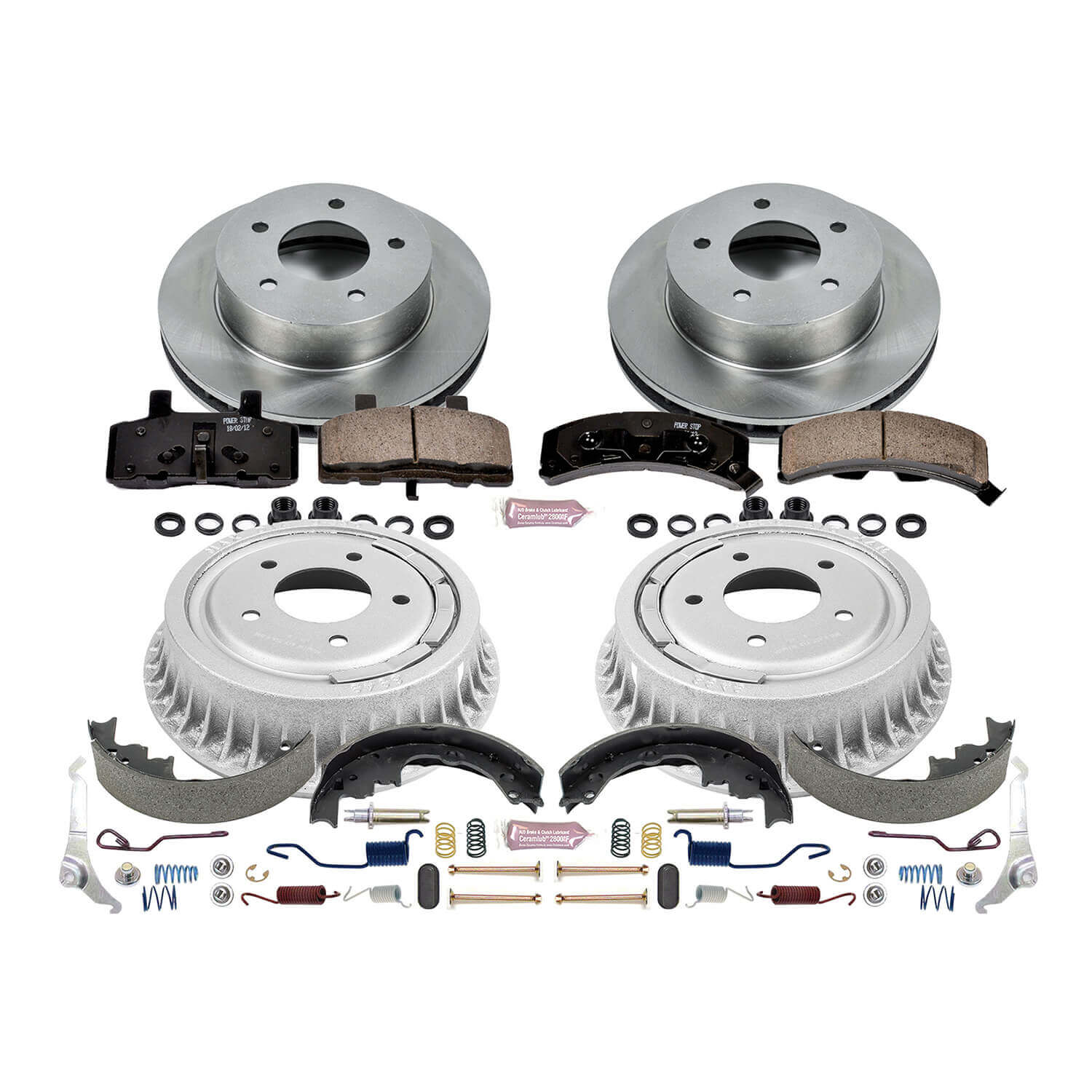 Power Stop KOE15048DK Autospecialty 1-Click Daily Driver Front And Rear Brake Kit for 1990-2002 Chevrolet Astro product image