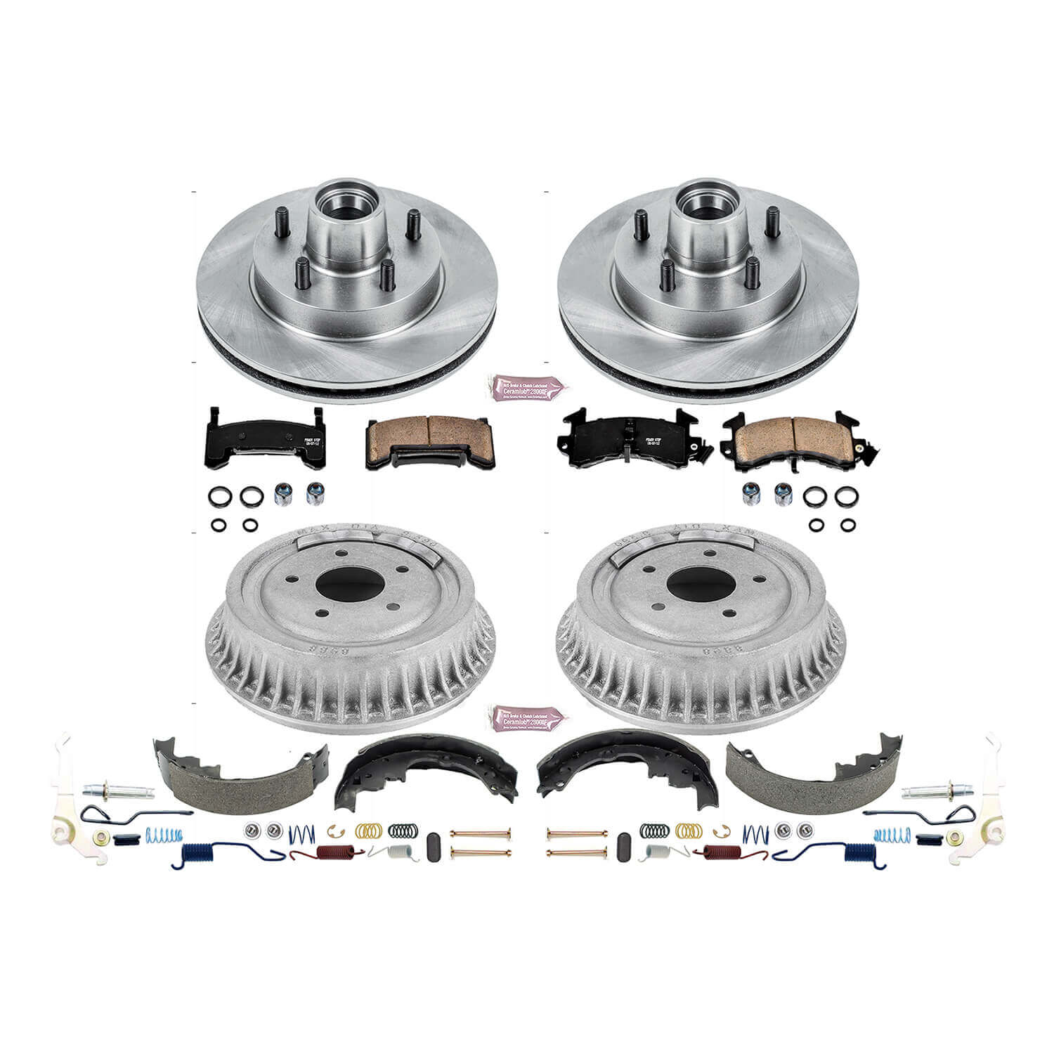 Power Stop KOE15049DK Autospecialty 1-Click Daily Driver Front And Rear Brake Kit for 1992-1995 Chevrolet Llv product image