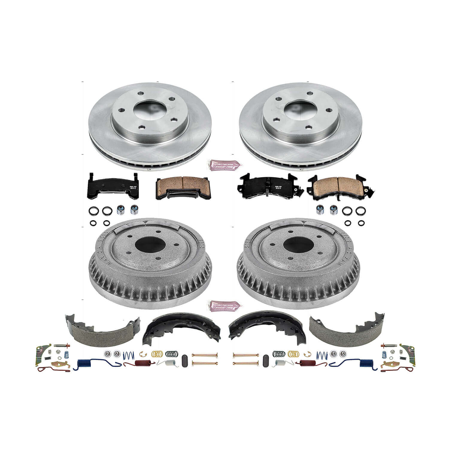 Power Stop KOE15052DK Autospecialty 1-Click Daily Driver Front And Rear Brake Kit for 1984 GMC S15 product image