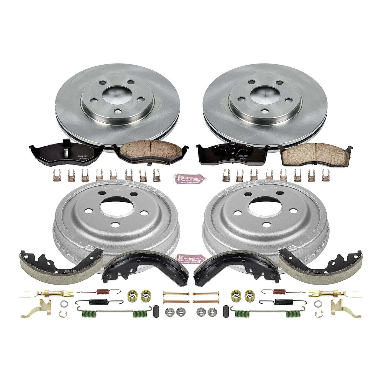 Power Stop KOE15058DK Autospecialty 1-Click Daily Driver Front And Rear Brake Kit for 2000-2005 Dodge Neon product image