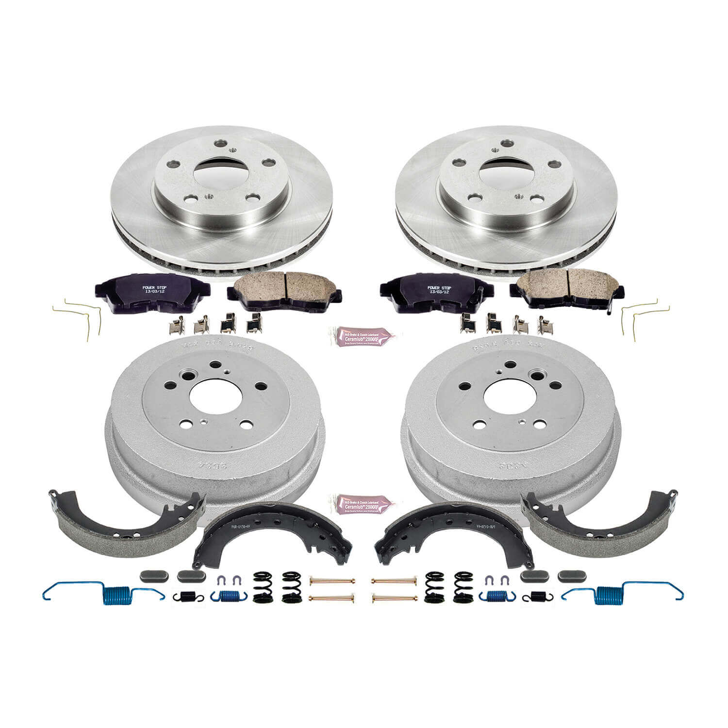 Power Stop KOE15059DK Autospecialty 1-Click Daily Driver Front And Rear Brake Kit for 1992-2001 Toyota Camry Dlx product image