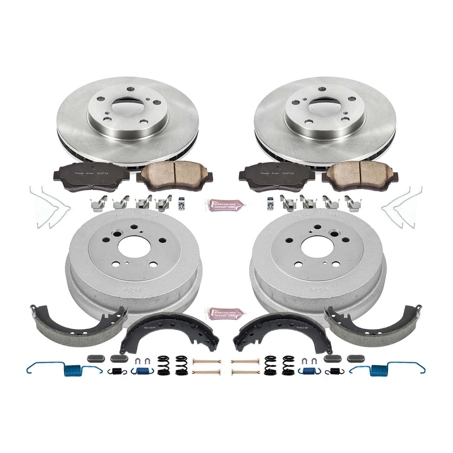 Power Stop KOE15060DK Autospecialty 1-Click Daily Driver Front And Rear Brake Kit for 2000-2001 Toyota Camry product image
