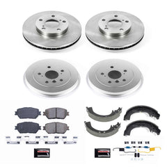 Power Stop KOE15061DK Autospecialty 1-Click Daily Driver Front And Rear Brake Kit for 2002-2004 Toyota Camry product image
