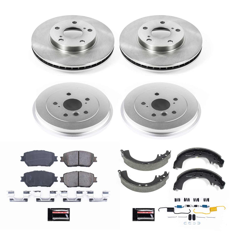 Power Stop KOE15061DK Autospecialty 1-Click Daily Driver Front And Rear Brake Kit for 2002-2004 Toyota Camry product image