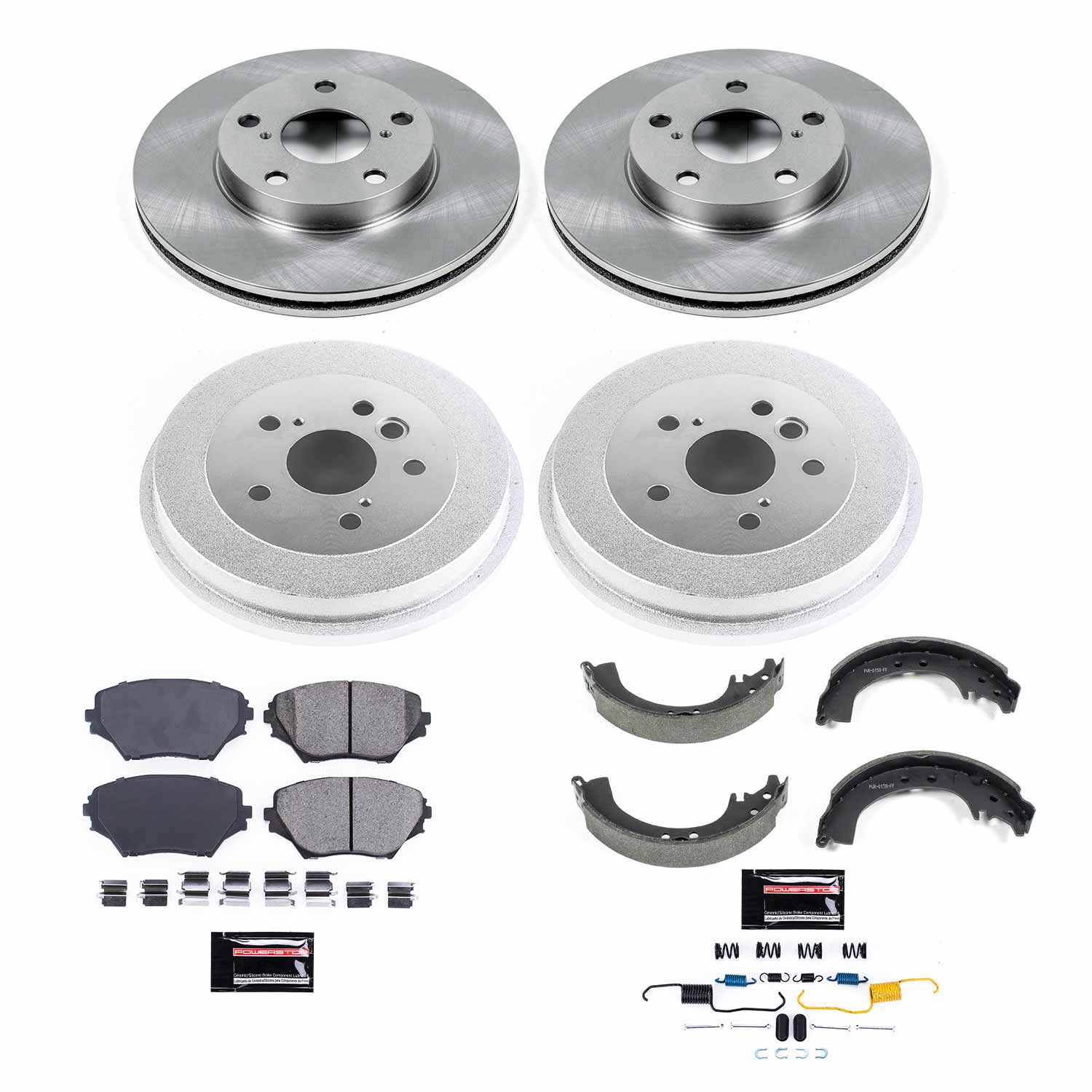 Power Stop KOE15063DK Autospecialty 1-Click Daily Driver Front And Rear Brake Kit for 2001-2002 Toyota RAV4 product image