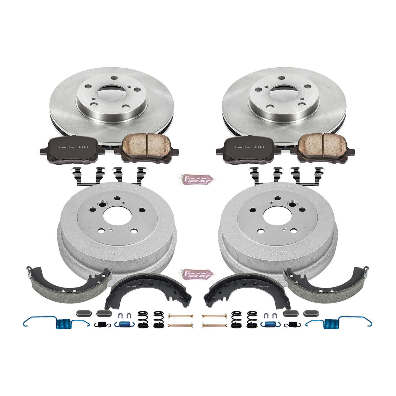 Power Stop KOE15064DK Autospecialty 1-Click Daily Driver Front And Rear Brake Kit for 1999-2001 Toyota Solara product image