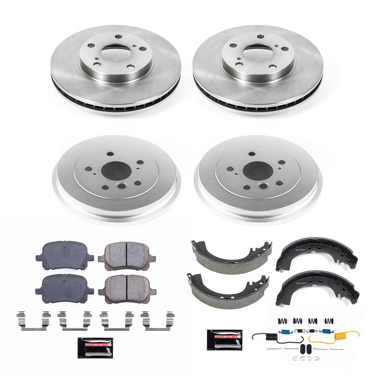 Power Stop KOE15065DK Autospecialty 1-Click Daily Driver Front And Rear Brake Kit for 2002-2003 Toyota Solara product image
