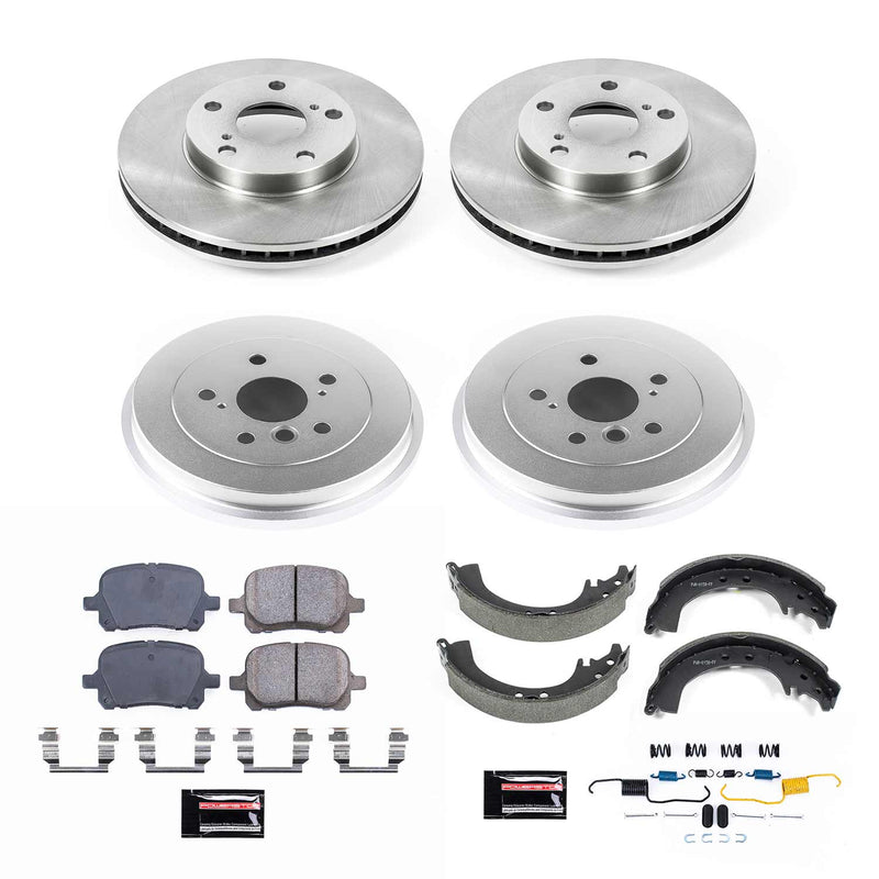 Power Stop KOE15065DK Autospecialty 1-Click Daily Driver Front And Rear Brake Kit for 2002-2003 Toyota Solara product image