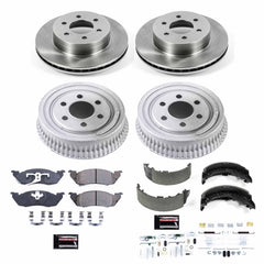 Power Stop KOE15070DK Autospecialty 1-Click Daily Driver Front And Rear Brake Kit for 1997-1998 Dodge Dakota product image